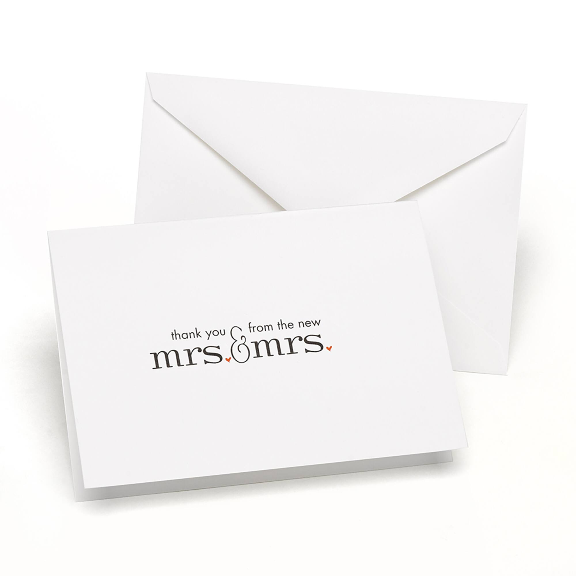 Hortense B. Hewitt Co. Thank You Cards, New Mrs. & Mrs.